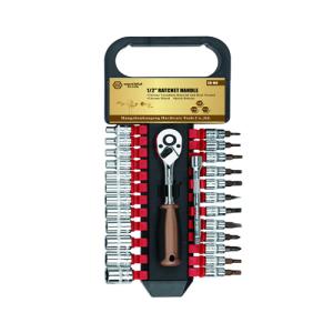 HG-018-26 set of 6.3MM chrome vanadium steel socket wrench set