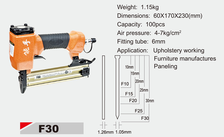 能手牌系列钉枪F30