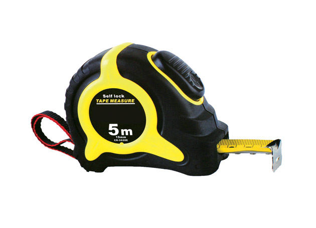 
	Tape measure with self-lock button
	Size: 16mm&times;2m, 16mm&times;3m,
	16mm&times;3.5m, 19mm&times;5m, 25mm&times;5m,
	25mm&times;5.5m, 25mm&times;7.5m, 25mm&times;8m