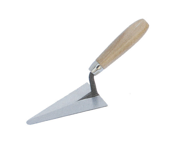 
	Bricklaying trowel with wooden handle
	Size: 5&rdquo;, 6&rdquo;, 7&rdquo;, 8&rdquo;, 9&rdquo;, 10&rdquo;