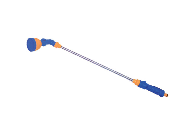 
	Shower water wand, 180&deg; adjustable head, plastic handle with on/off valve