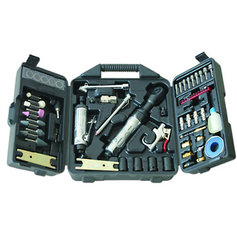 Pneumatic Tools : 74PCS AIR TOOL KIT