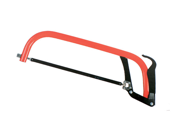 
	Oval tubular hacksaw frame